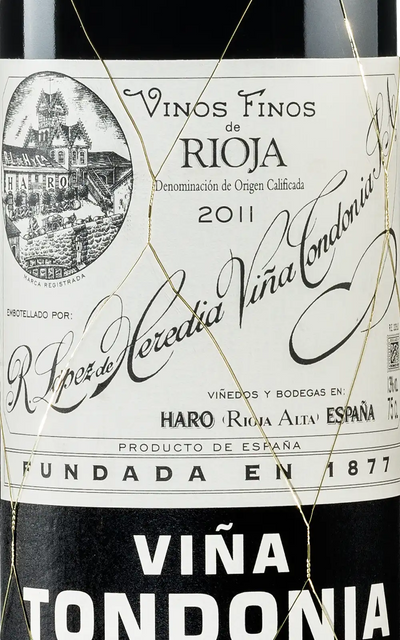 Lopez de Heredia Vina Tondonia Reserva 2011 Cover