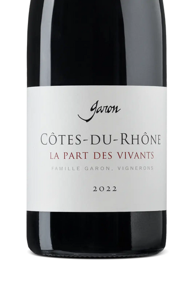 Garon Cotes-du-Rhone La Part des Vivants 2022 Cover