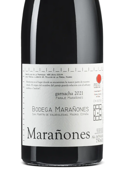 Marañones Garnacha 2021 Cover